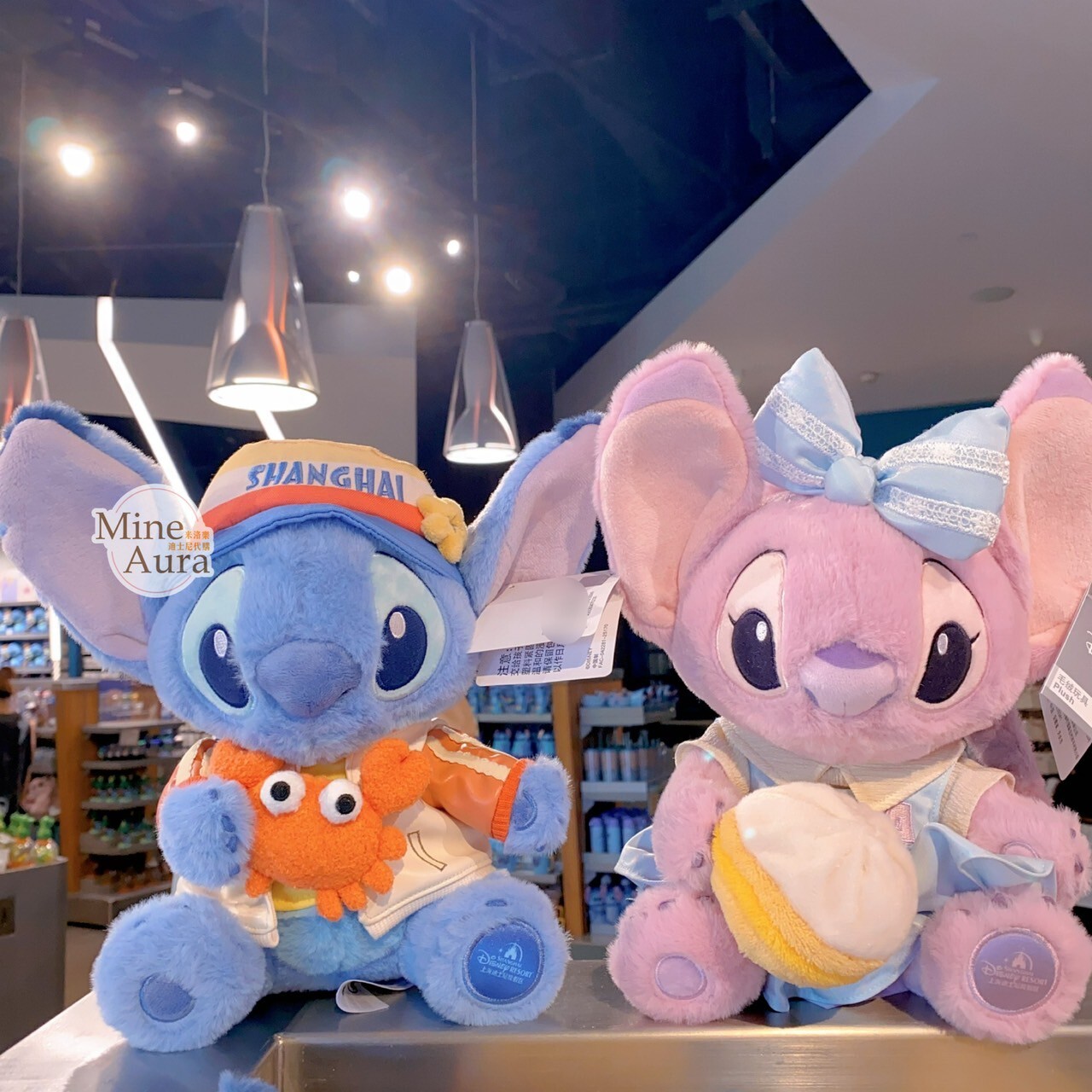 史迪奇 Stitch 與 安琪拉 Angel 漫遊上海系列 娃娃 玩偶 星際寶貝 Lilo & Stitch -上海迪士尼樂園