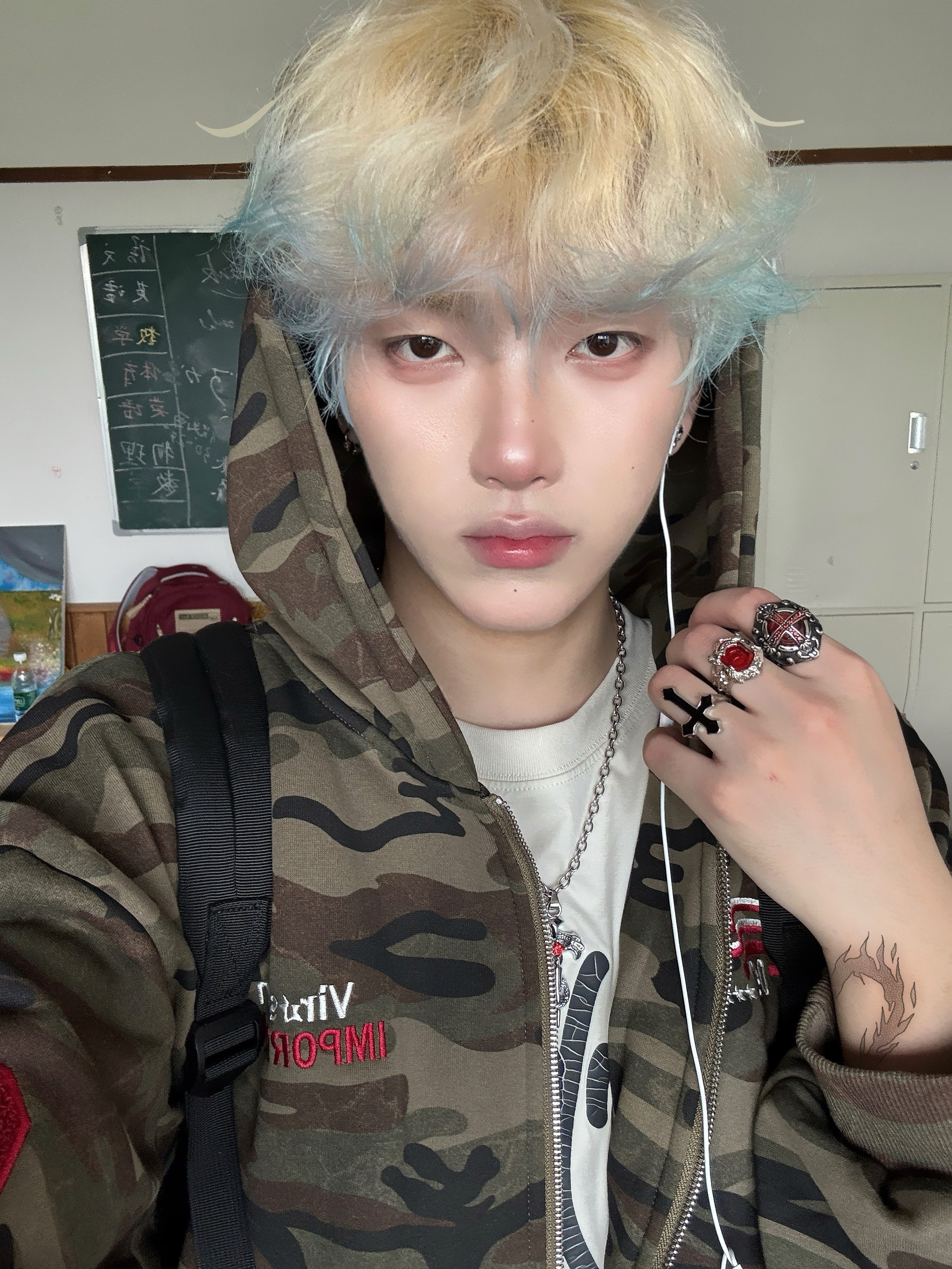 SIMPLEACTION 美式水洗復古迷彩外套