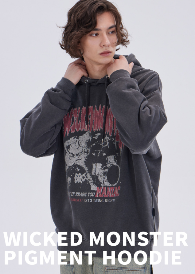 【韓國預購】AKR090121 Dysfunct 連帽衛衣 (Wicked Monster)