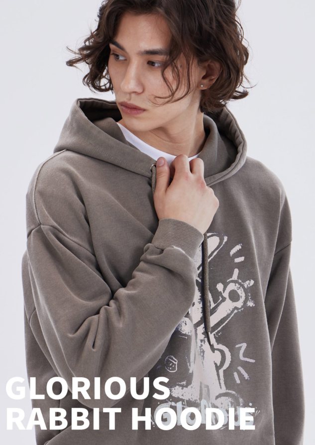 【韓國預購】AKR090117 Dysfunct 連帽衛衣 (Glorious Rabbit)