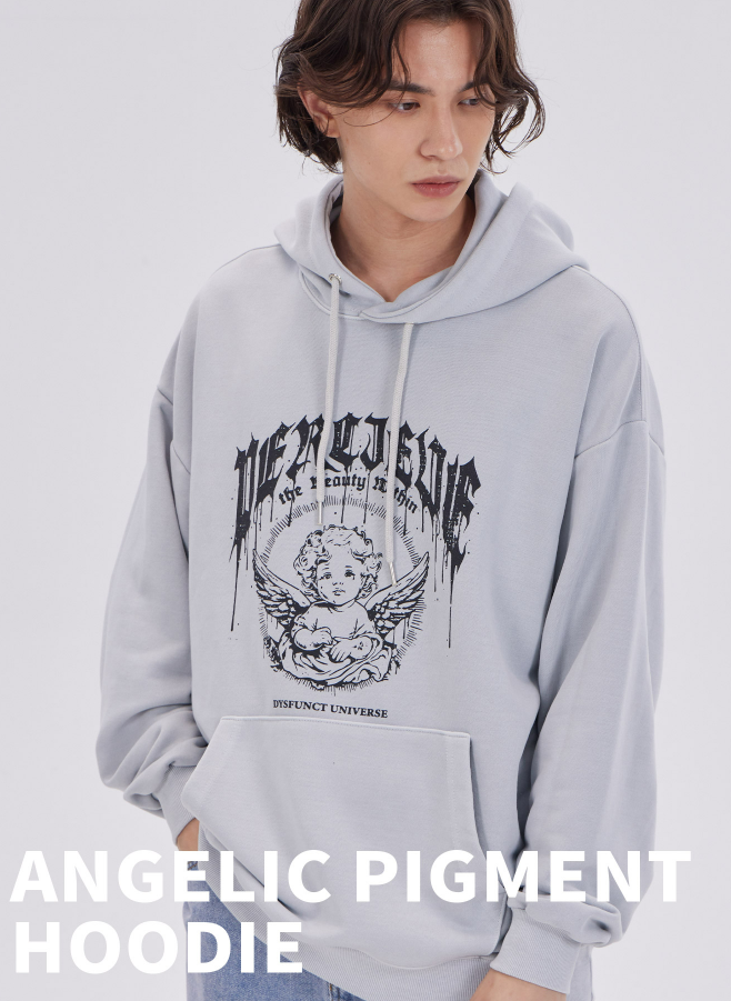 【韓國預購】AKR090118 Dysfunct 連帽衛衣 (Angelic)