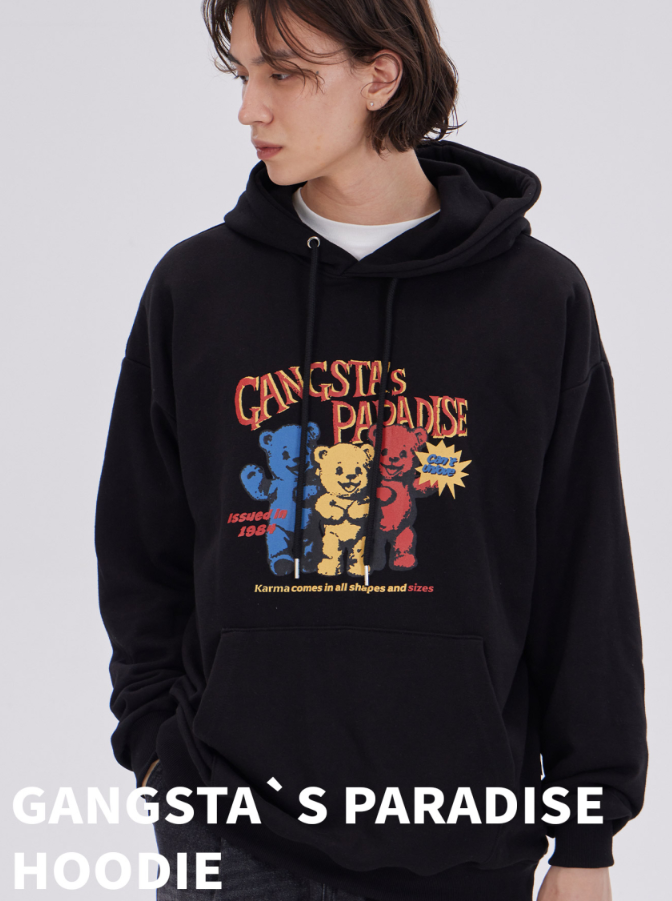 【韓國預購】AKR090119 Dysfunct 連帽衛衣 (Gangsta's Paradise)