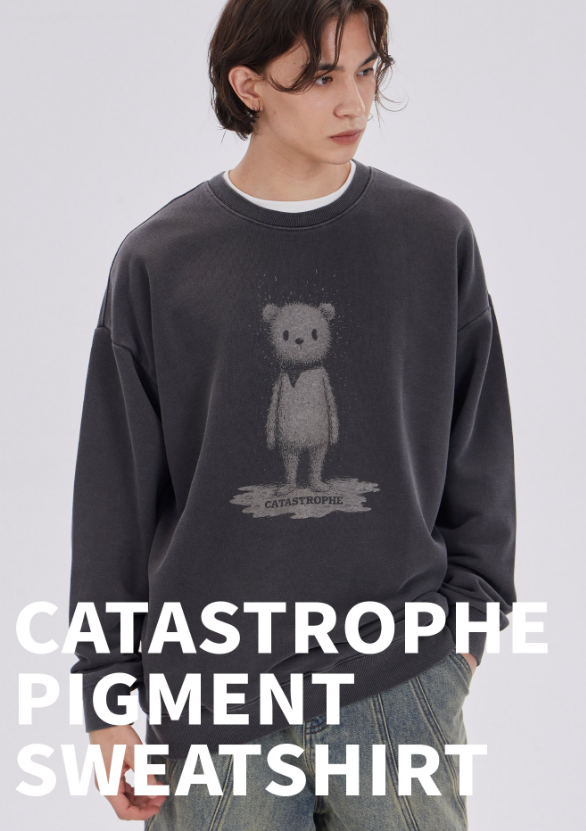 【韓國預購】AKR090105 Dysfunct 圓領衛衣 (Catastrophe)