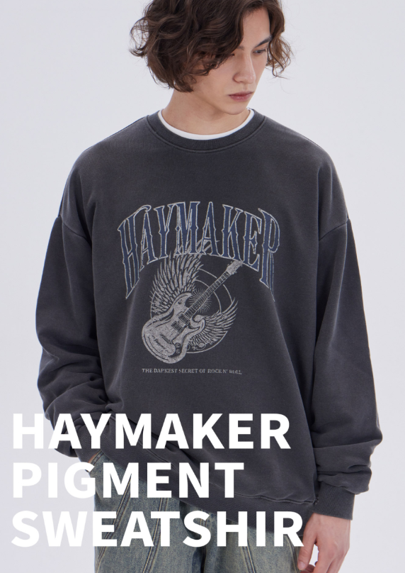 【韓國預購】AKR090107 Dysfunct 圓領衛衣 (Haymaker)