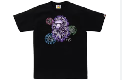 BAPE Ape Head Firework II Tee