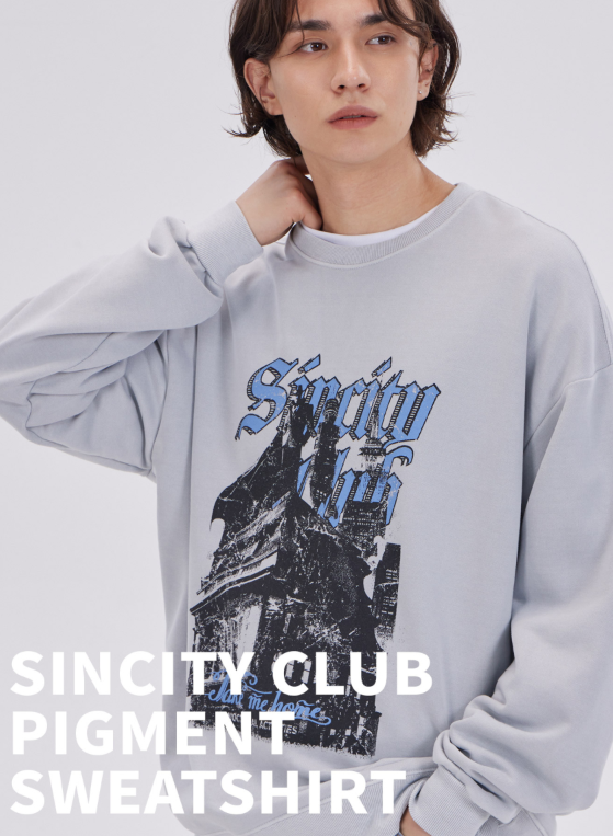 【韓國預購】AKR090108 Dysfunct 圓領衛衣 (Sincity Club)