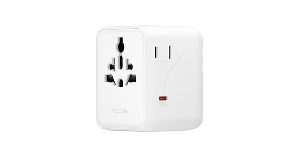 Mophie Essentials 70W Gan 5 Port Travel Adapter - ESS-GaN-70W-3C2A