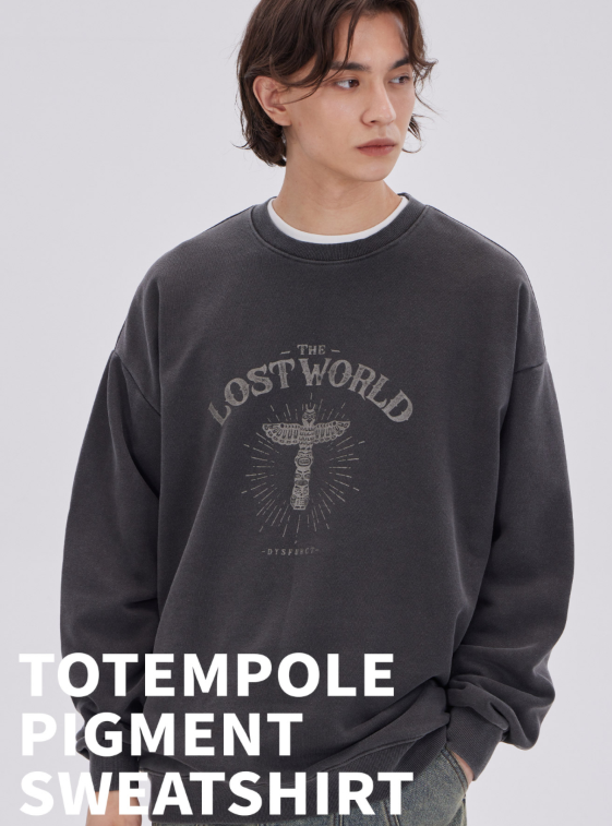 【韓國預購】AKR090111 Dysfunct 圓領衛衣 (Totempole)