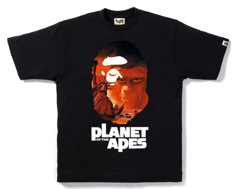 BAPE x 人猿星球 短t