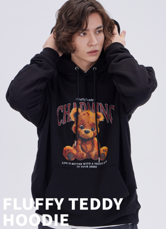 【韓國預購】AKR090113 Dysfunct 連帽衛衣 (Fluffy Teddy)
