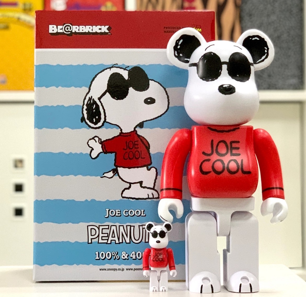 BE@RBRICK PEANUTS JOE COOL SNOOPY 100%+400%