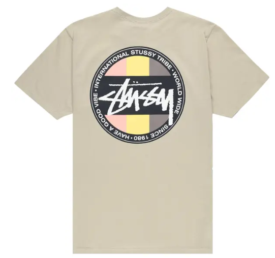 Stussy Classic Dot Tee 'Khaki'