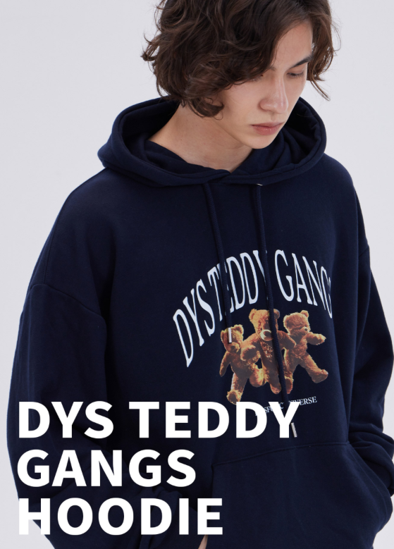 【韓國預購】AKR090114 Dysfunct 連帽衛衣 (DYS Teddy Gangs)
