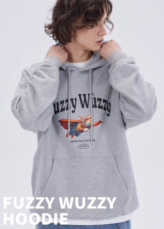 【韓國預購】AKR090115 Dysfunct 連帽衛衣 (Fuzzy Wuzzy)