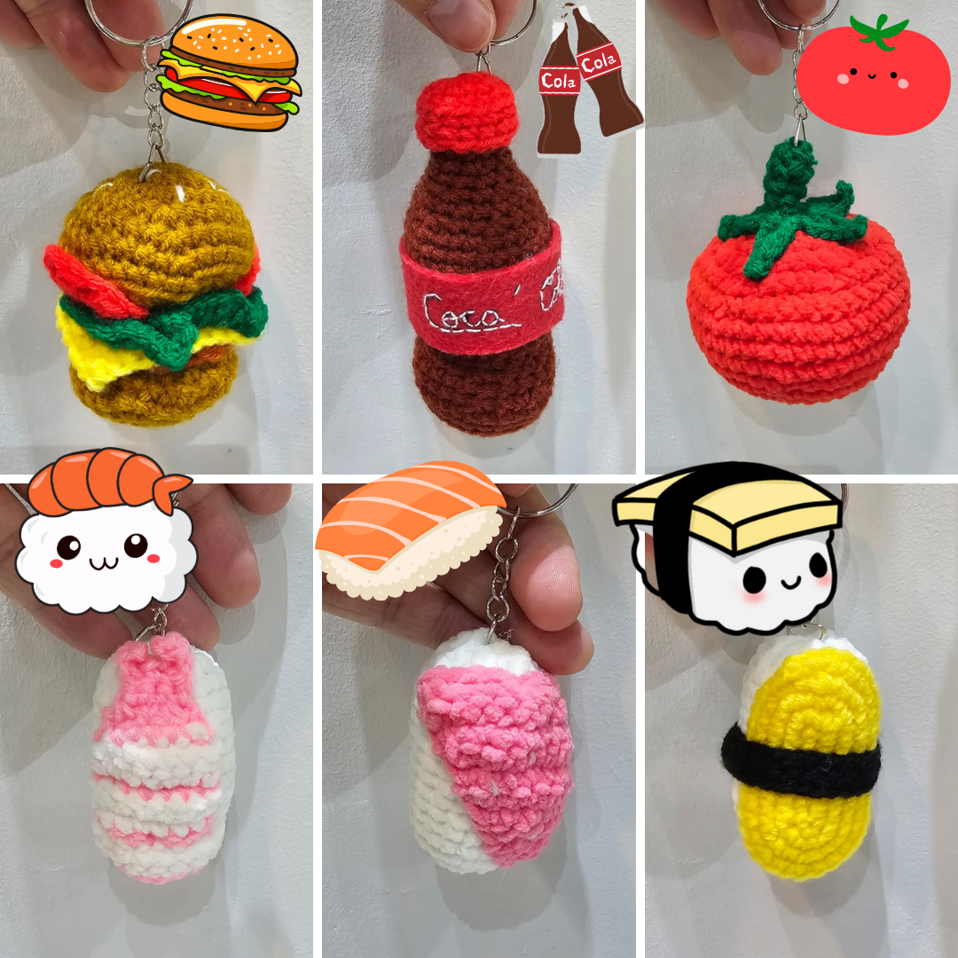 【直播】LL0901306 手工編織鎖匙扣蔬果系列