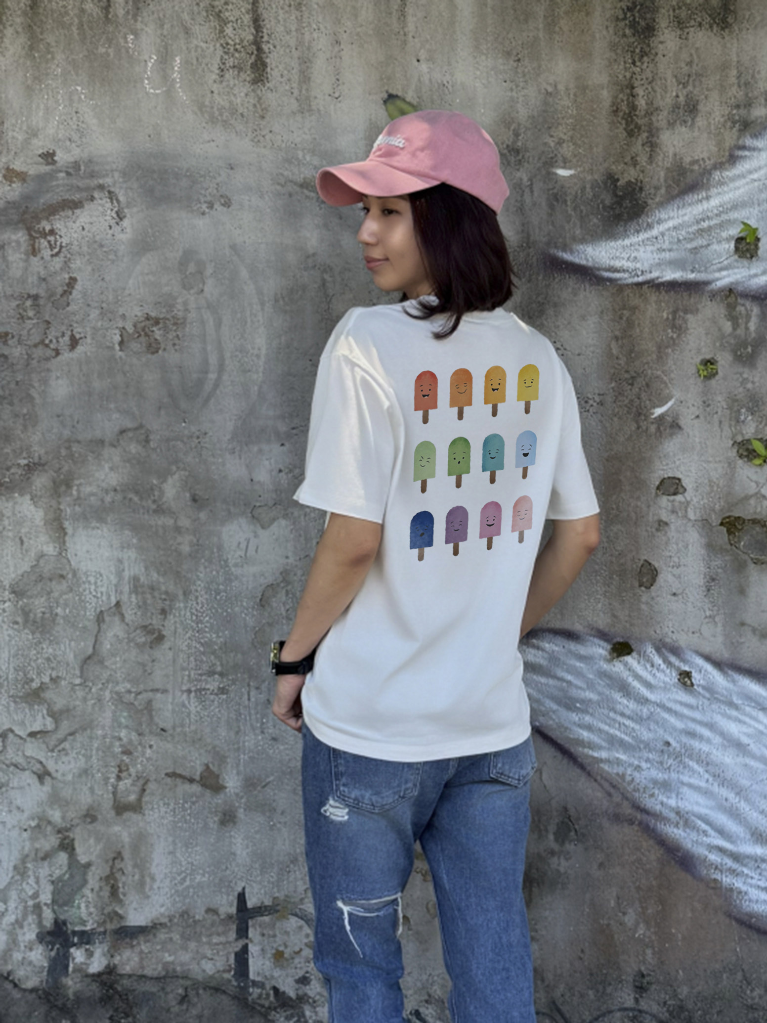 小胸口藏著小淘氣☆背影全是驚喜個性棉T