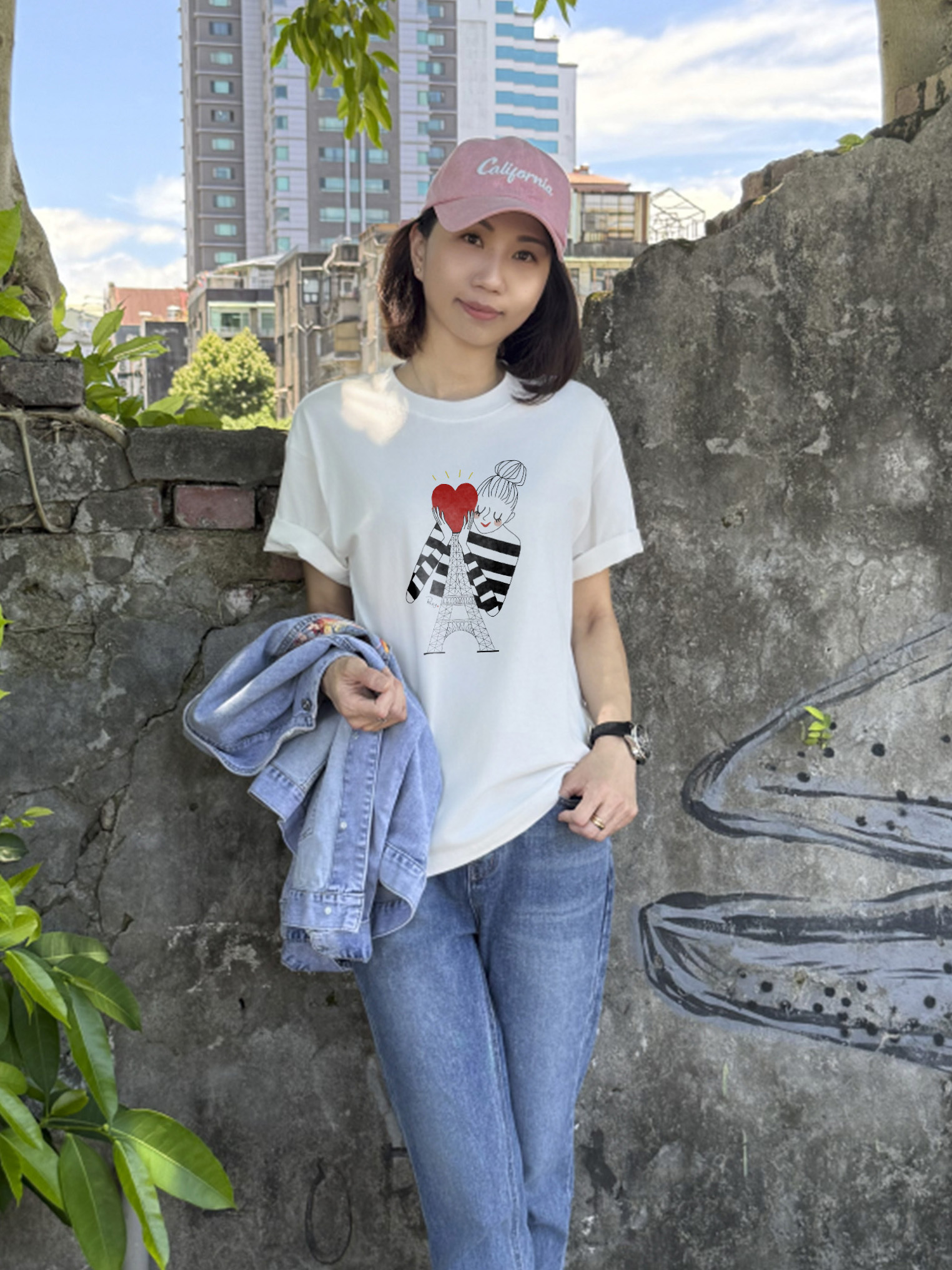 把愛穿在身上♡ 巴黎女孩的浪漫日常T恤