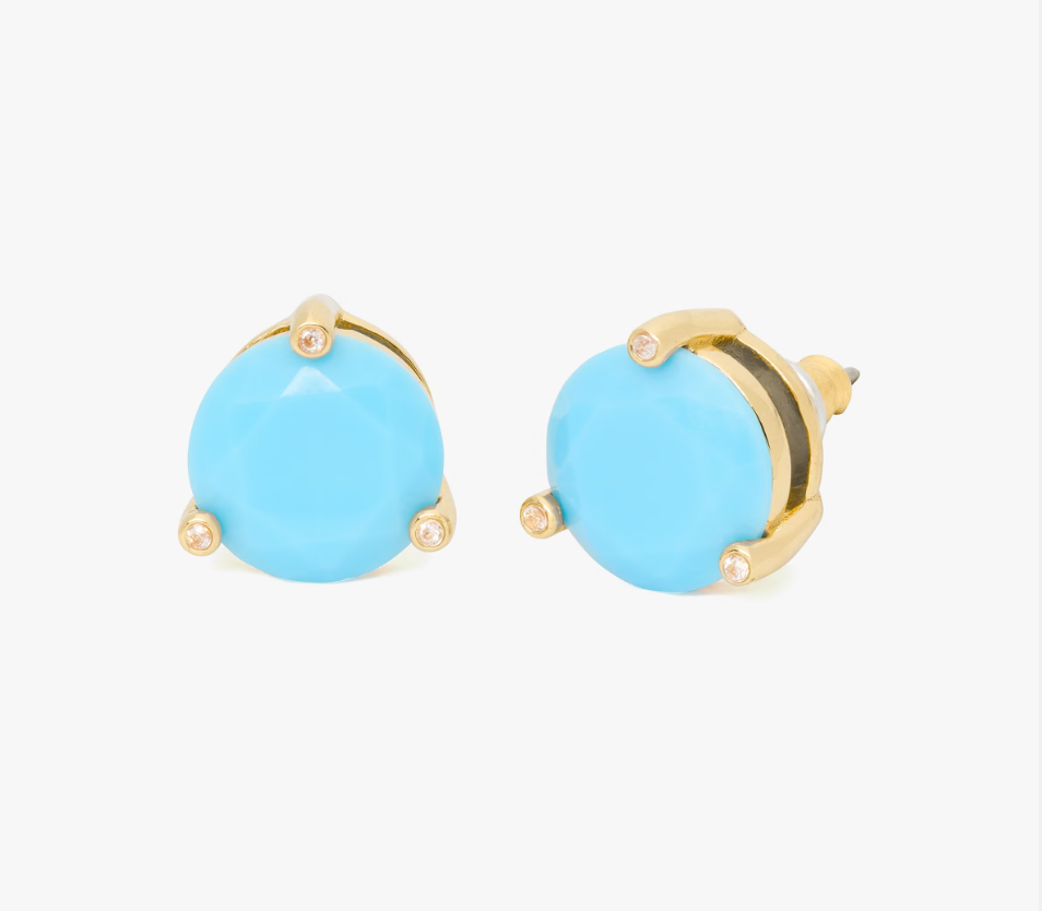 [US] KATE SPADE KH211 RISE AND SHINE EARRINGS,TURQUOISE, 196021477034 (SKS1255)