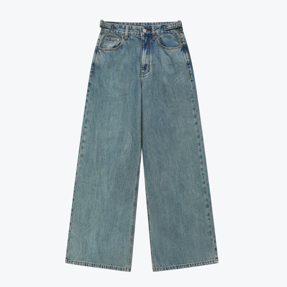 SENSE Low Rise Wide-Leg Jeans