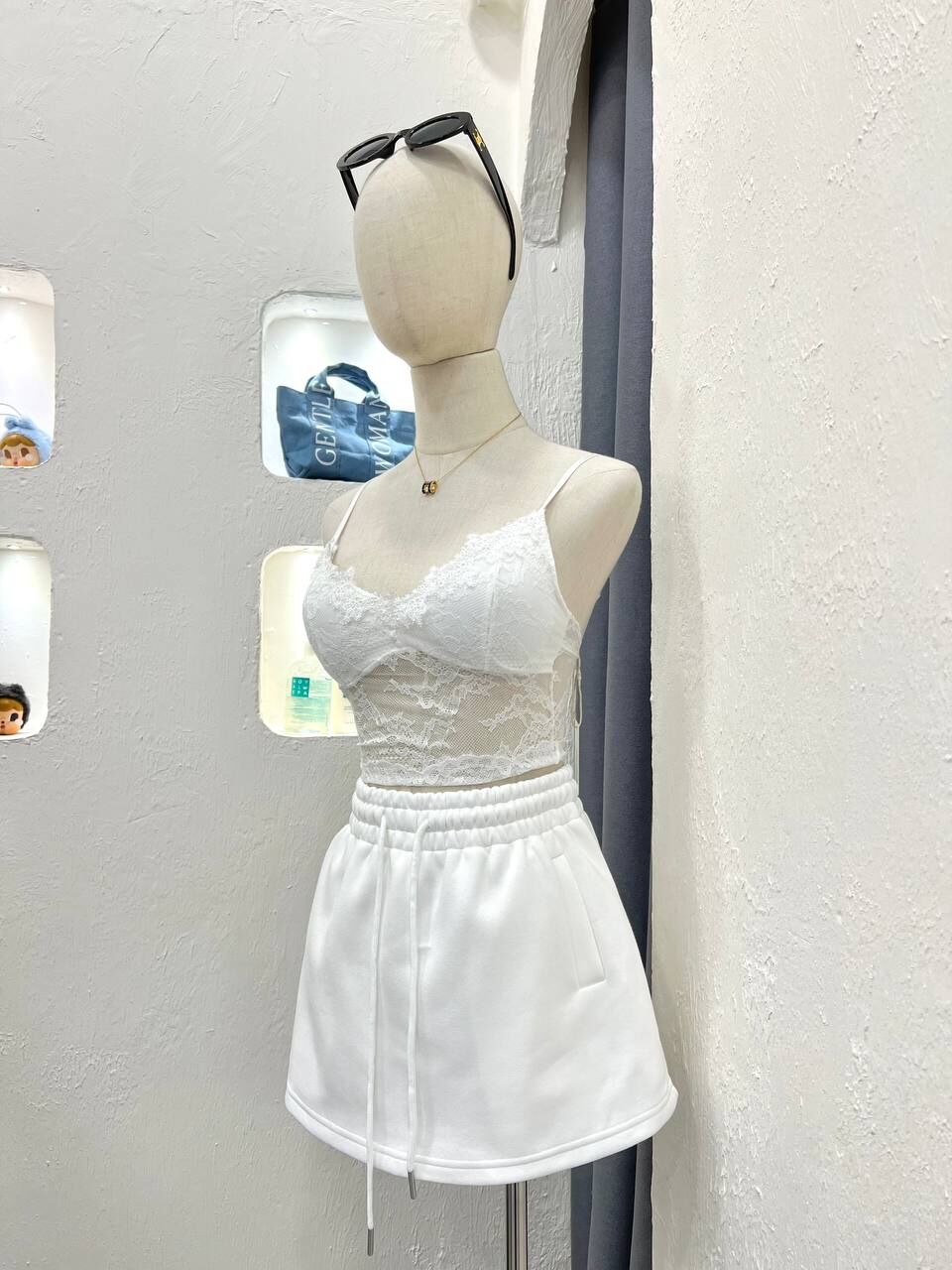 White Lacey Bralette