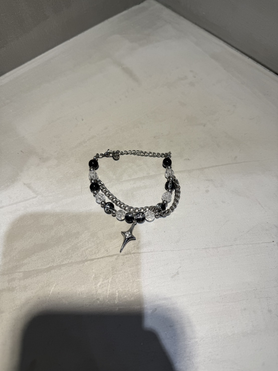 古巴拚黑珠手鍊