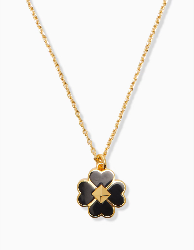 [S] KATE SPADE SPADES & STUDS NECKLACE,BLACK, 767883815168 (SKS86)