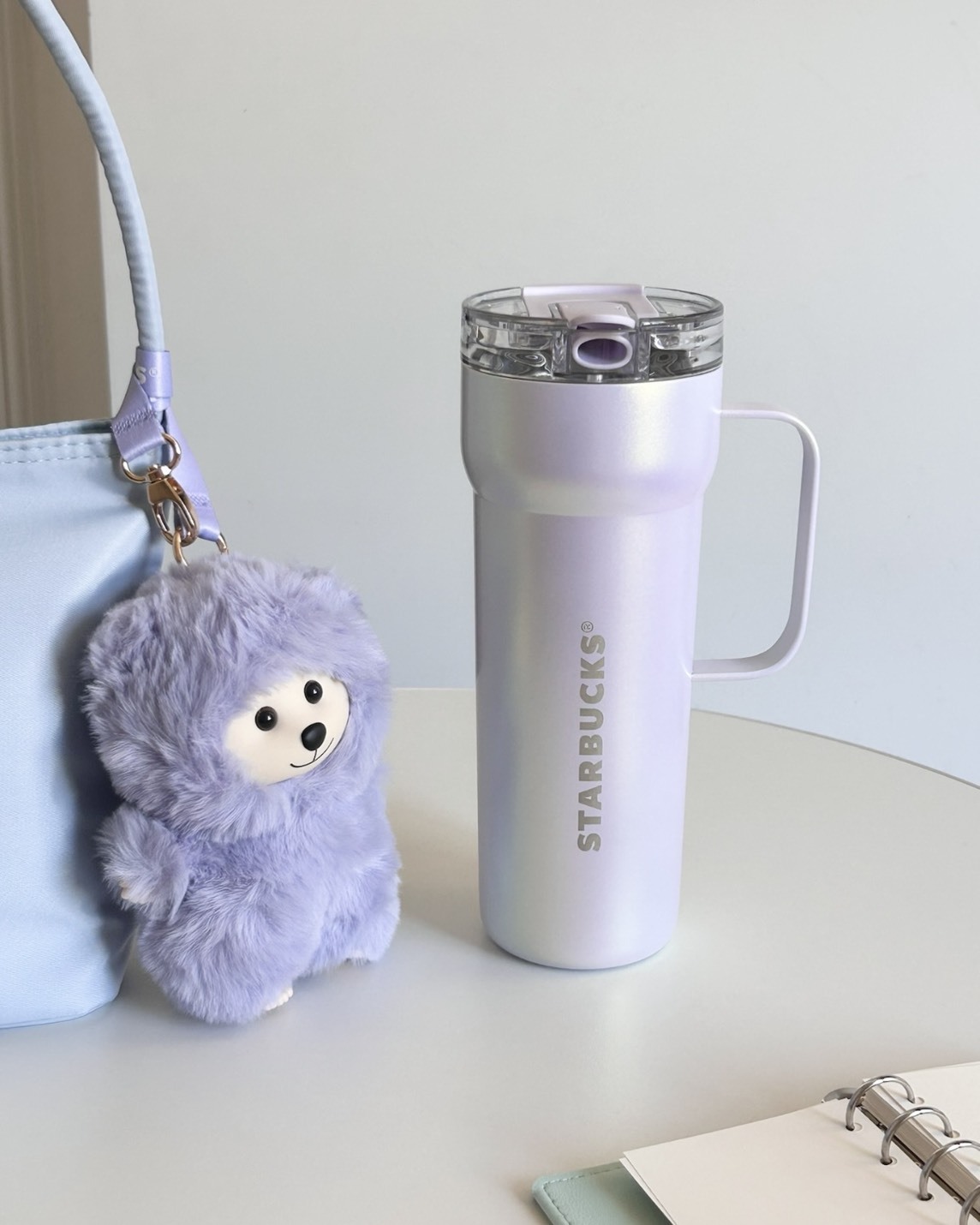 Starbucks 星巴克 浪漫海洋系列 不鏽鋼隨行杯 送小熊吊飾 690ml