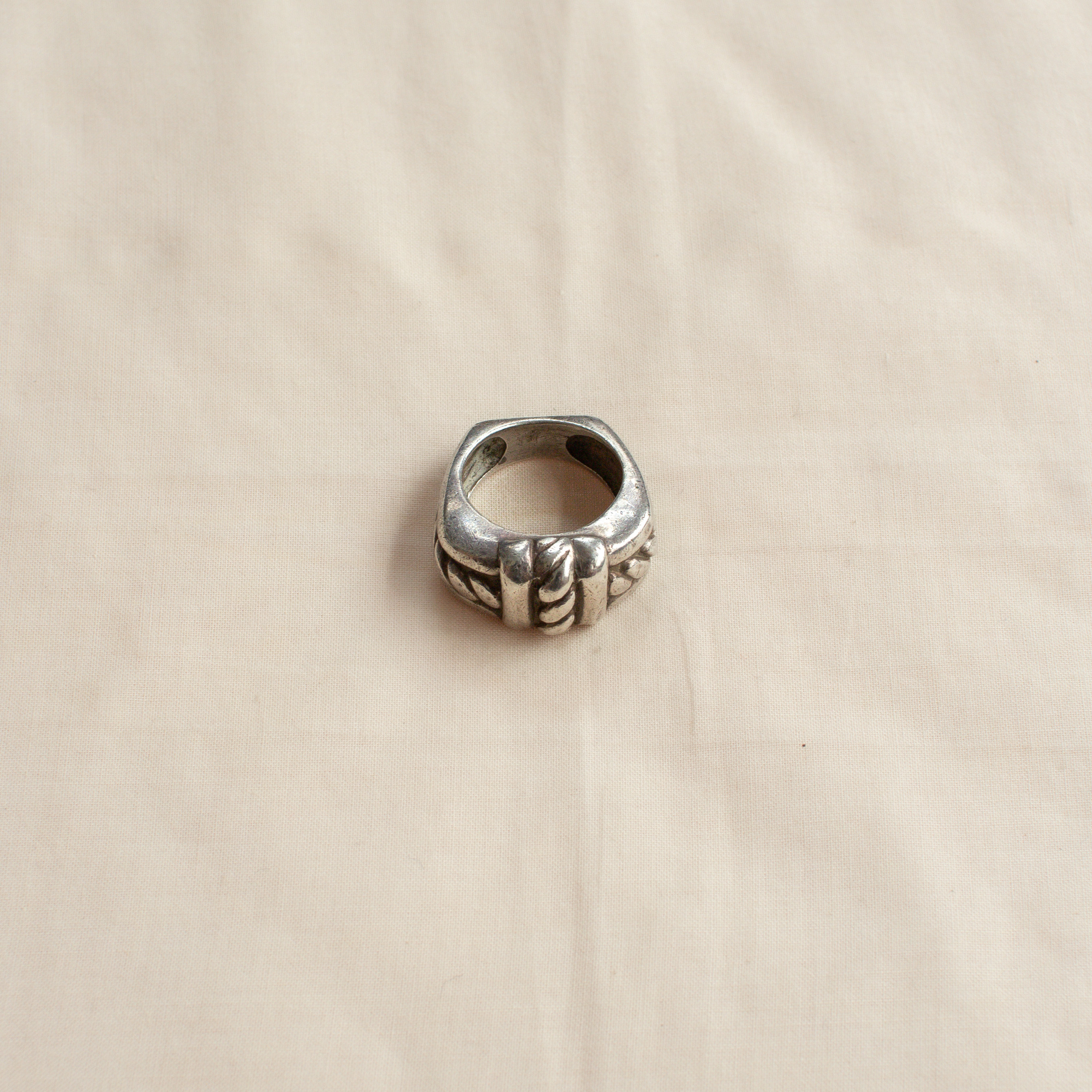 VINTAGE MEXICO STERLING SILVER RING 墨西哥 純銀 戒指 L