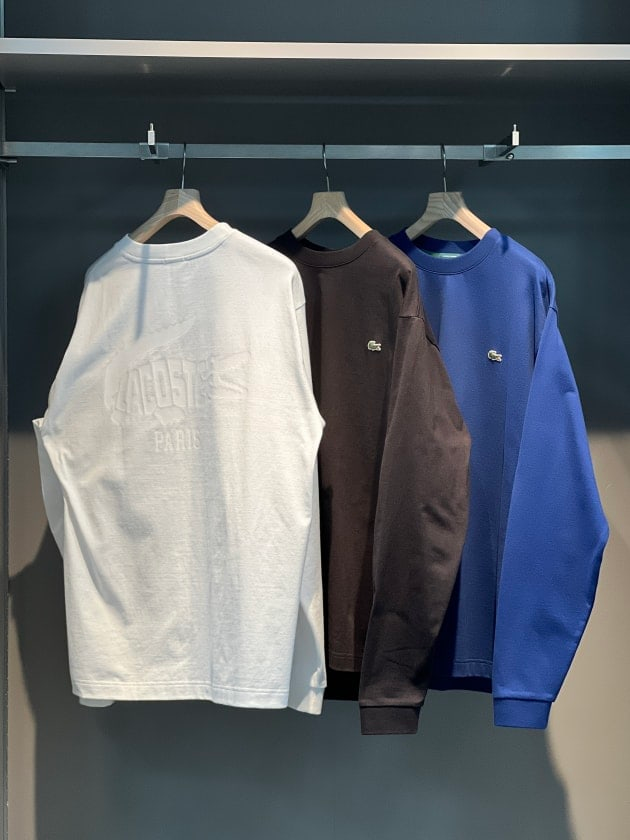 LACOSTE × BEAMS｜Tonal Logo 別注聯名長袖T恤