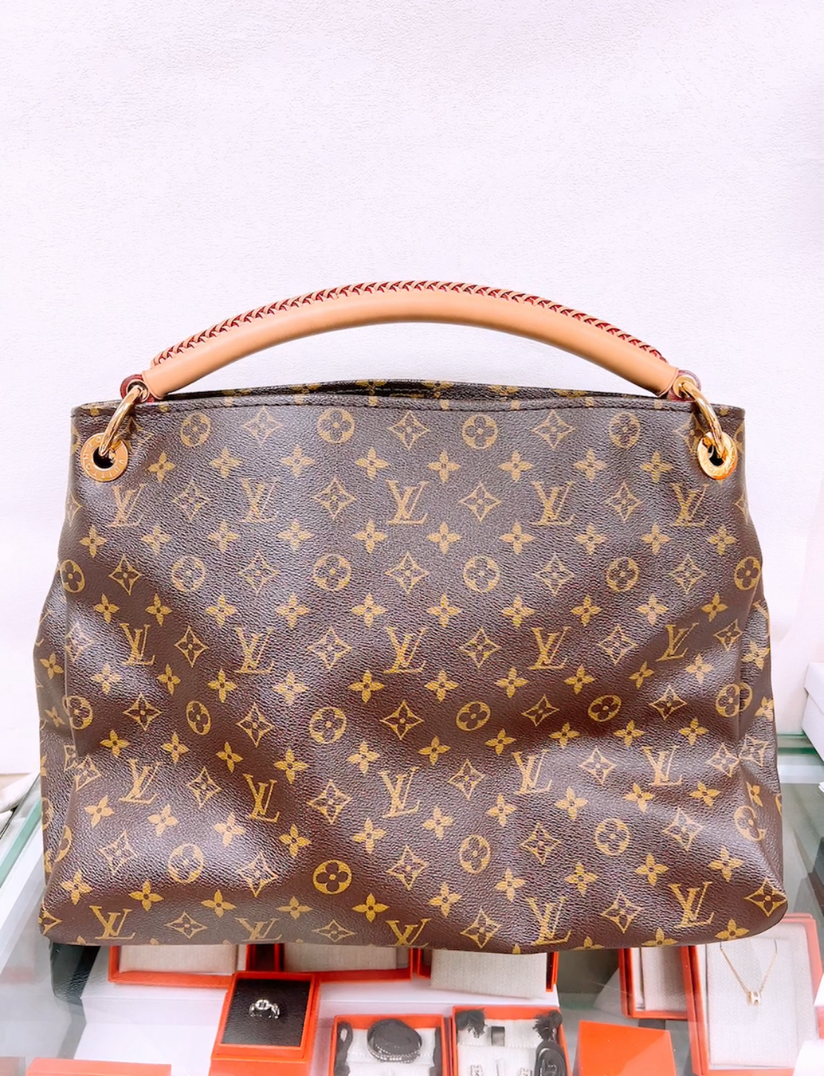 Lv artsy MM brown monogram