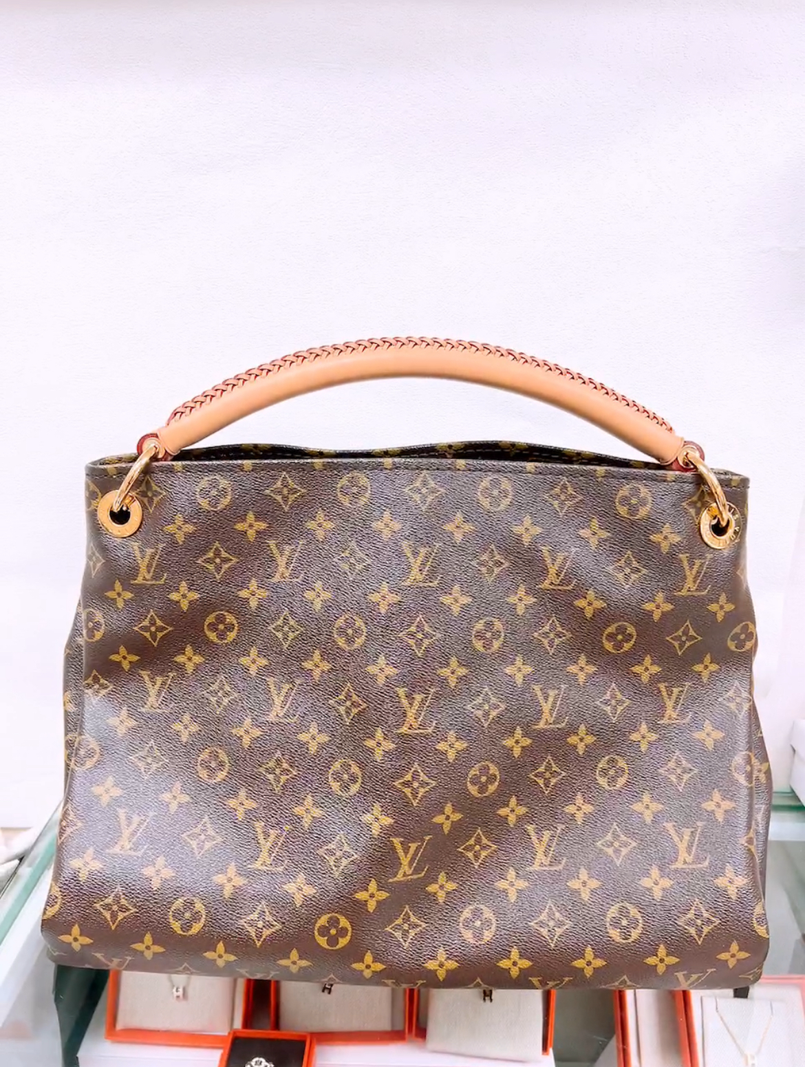 Lv artsy MM brown monogram