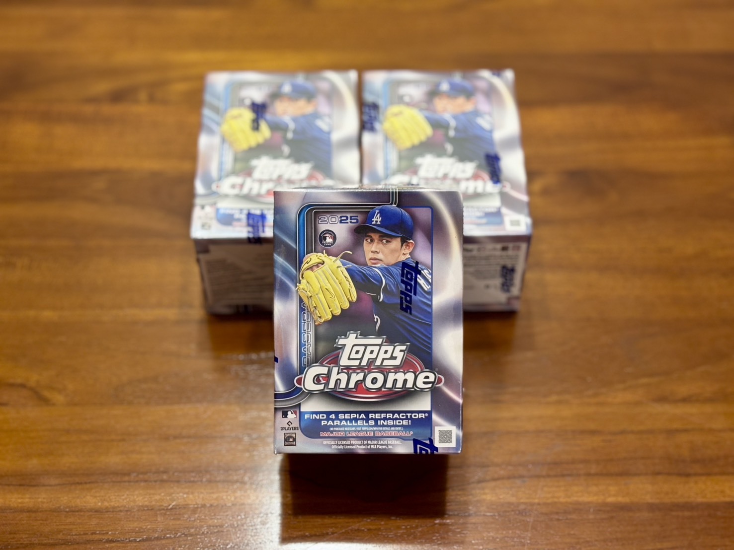 Topps 2025 MLB Chrome Baseball Blaster Box 球員卡 卡盒