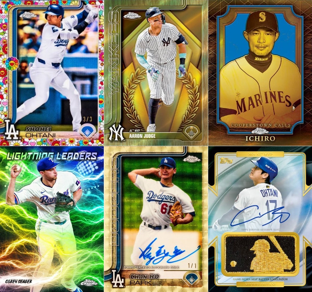 Topps 2025 MLB Chrome Baseball Blaster Box 球員卡 卡盒
