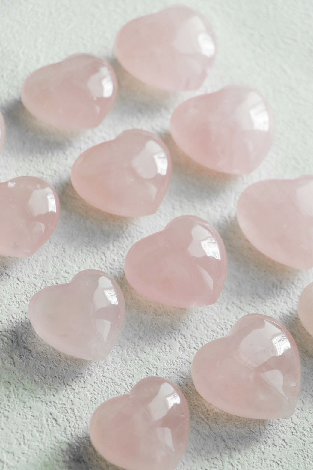 人際提升．魅力值．貴人．療癒身心｜隨身礦粉晶愛心