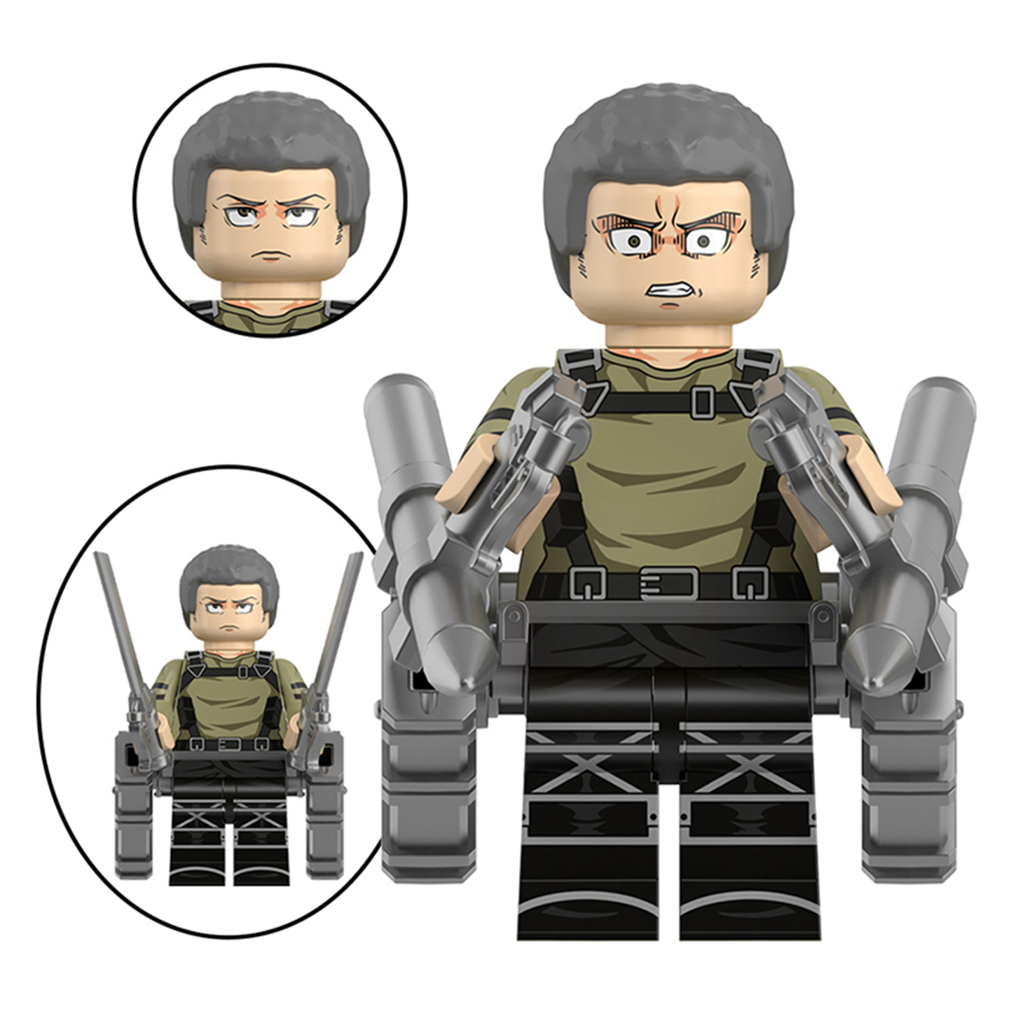 Attack On Titan Conny Springe Custom Minifigures Minifigs Fit Lego WM6203 WM2879