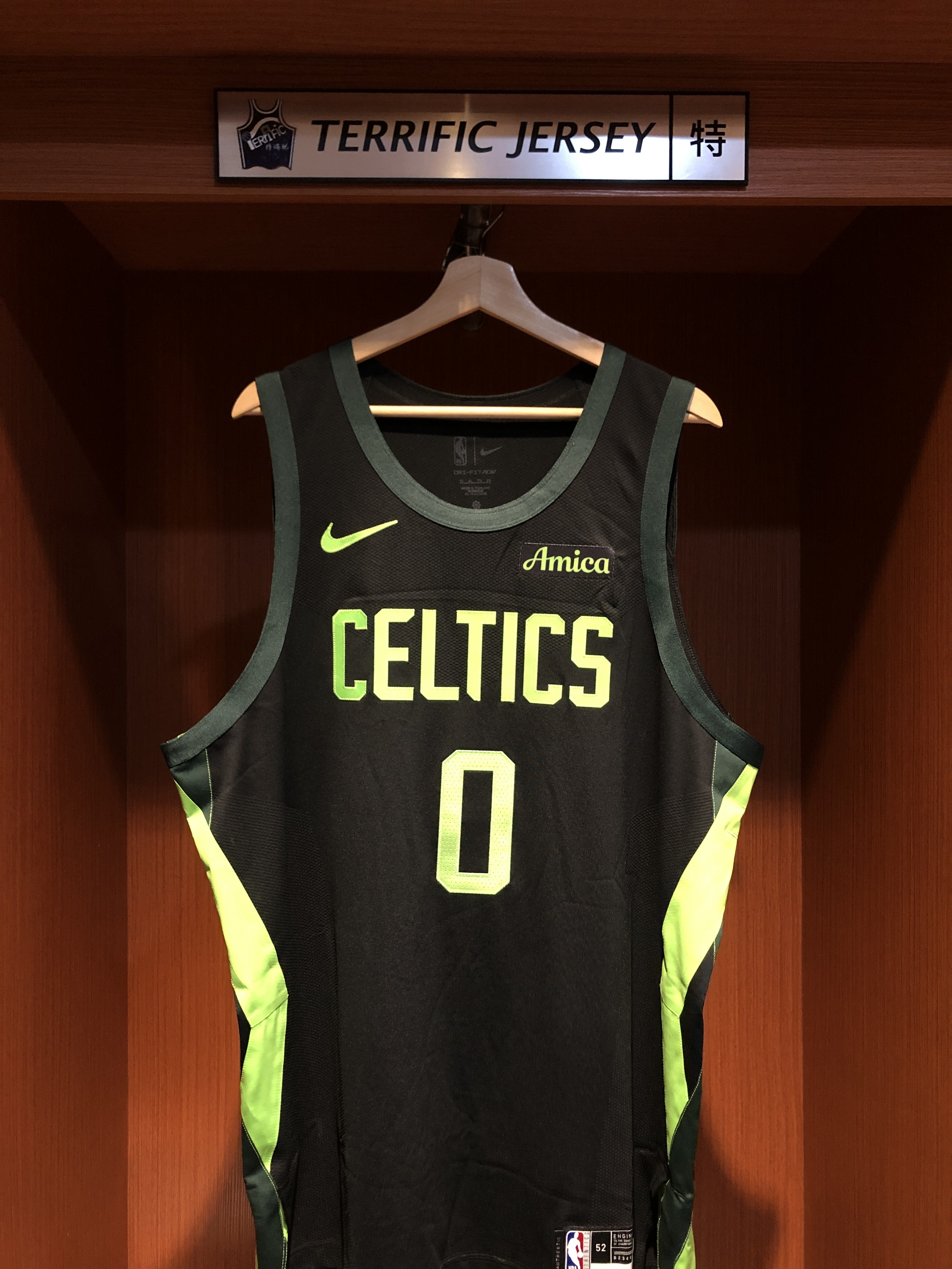 NBA球衣 Jayson Tatum 波士頓賽爾提克城市 City Nike Authentic 球員版 電繡 含贊助商 全新
