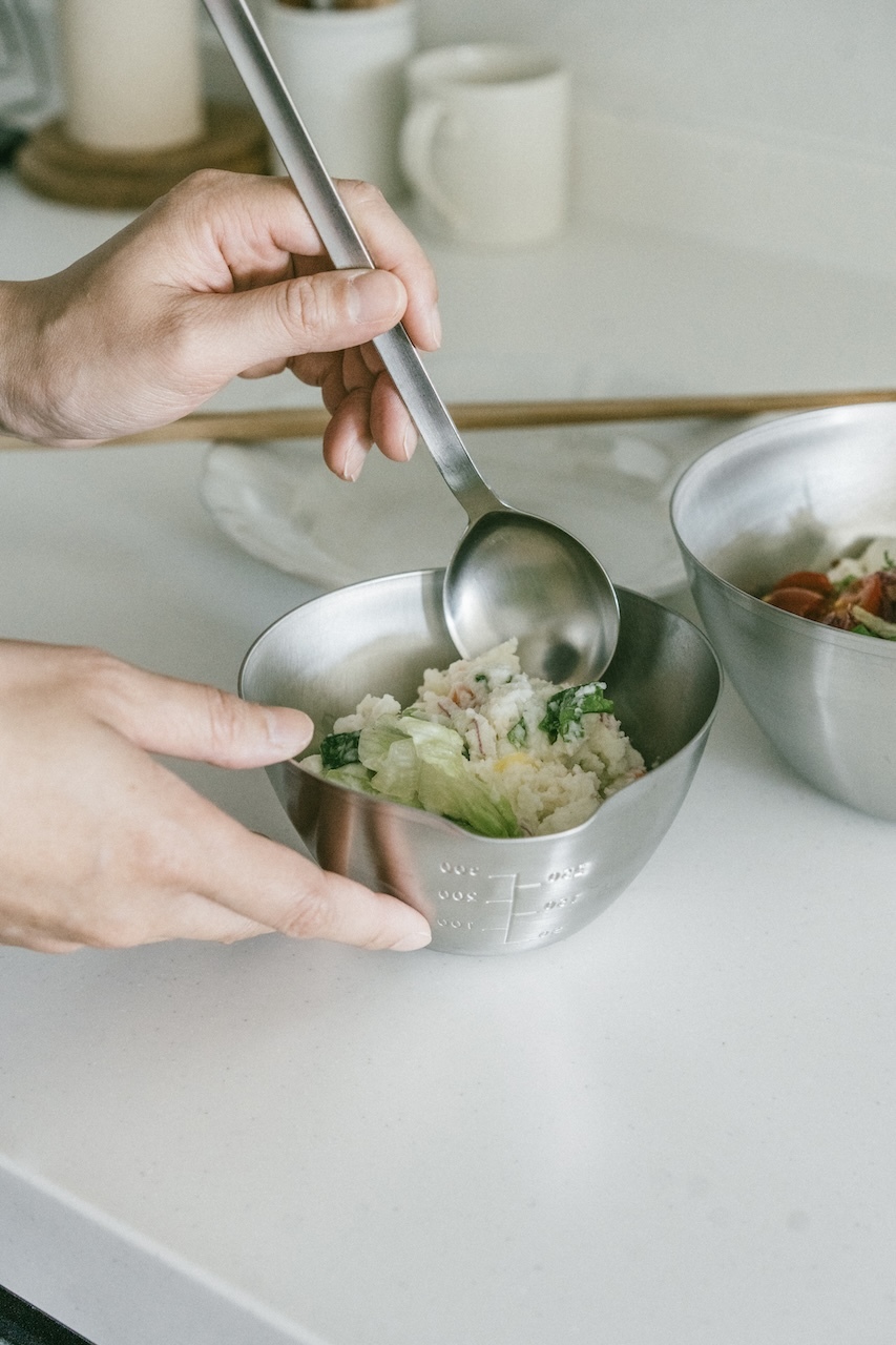 吉川金屬YOSHIKAWA aikata系列日本製不鏽鋼輕薄片口調理碗