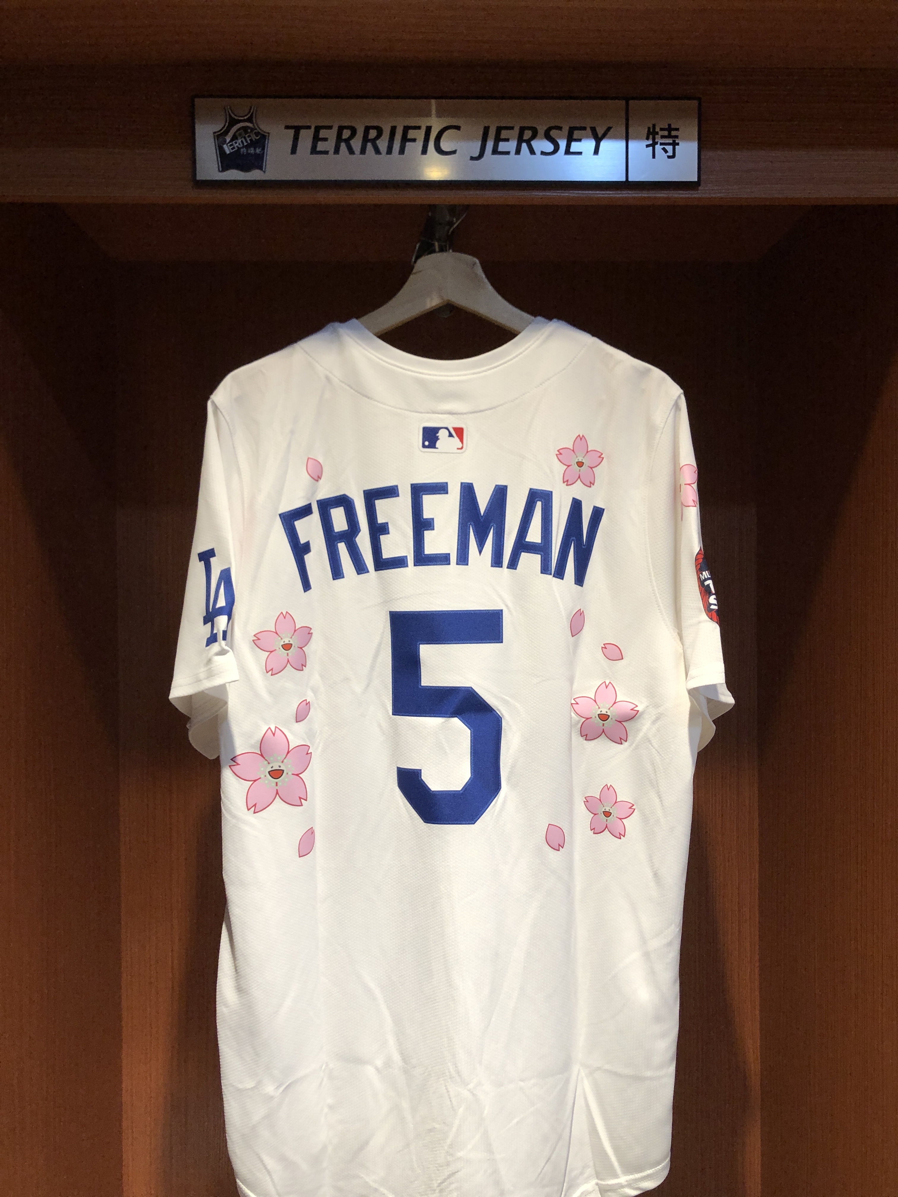 特瑞肥= Freddie Freeman 洛杉磯道奇村上隆Nike MLB Jersey 球迷版