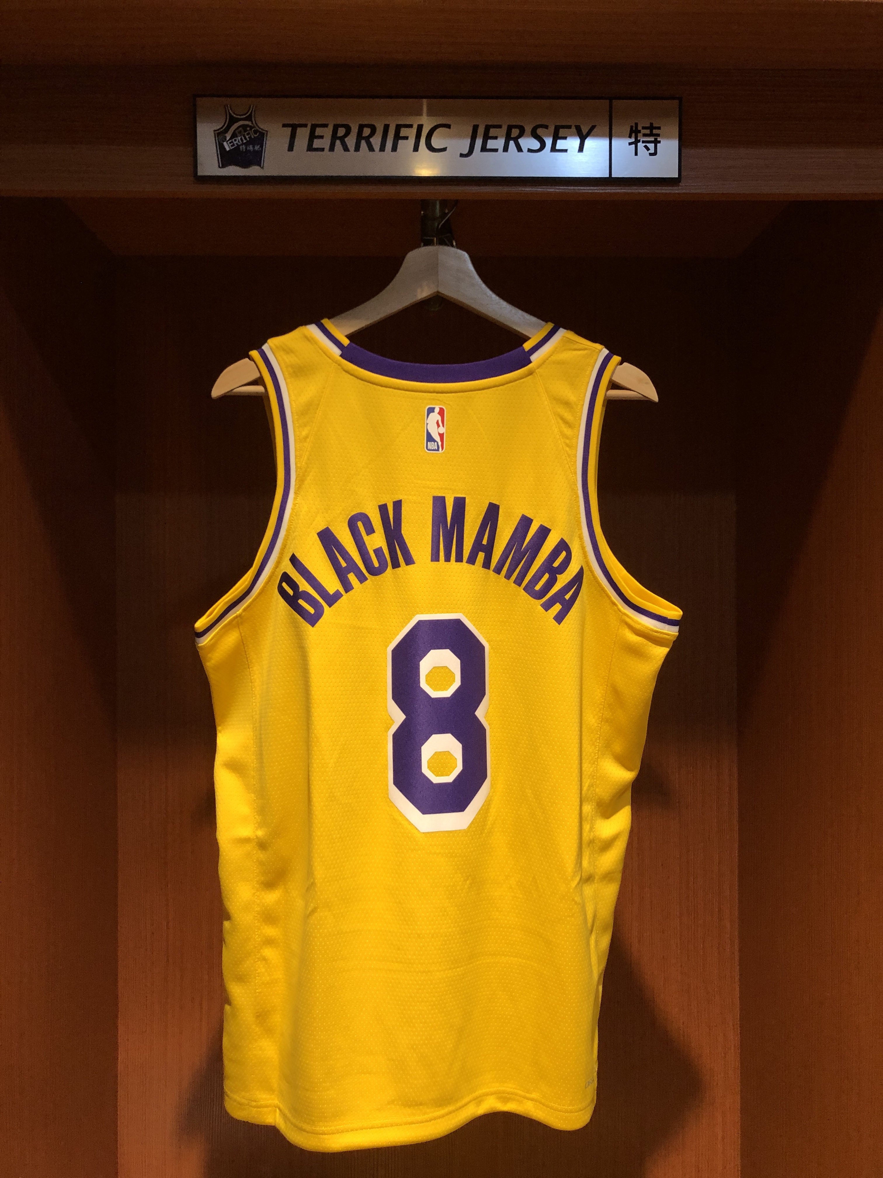 NBA球衣 Kobe Bryant Black Mamba 洛杉磯湖人 #8 黑曼巴 Icon Nike Swingman 球迷版 熱轉印 全新