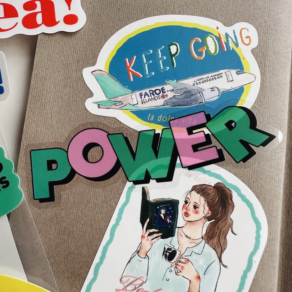 CHIC＿英文標語 7入防水貼紙包 ｜日本Greeting Life