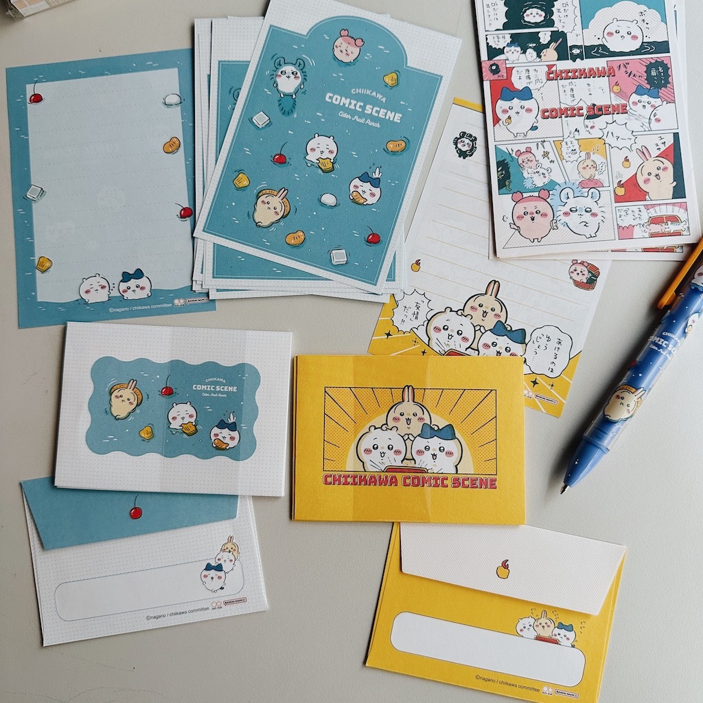 Chiikawa 吉伊卡哇 迷你信封信紙組｜日本sun-star