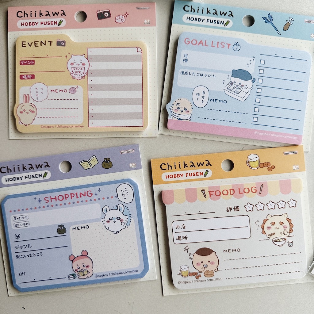 Chiikawa 吉伊卡哇 30枚 手帳便利貼｜日本sun-star
