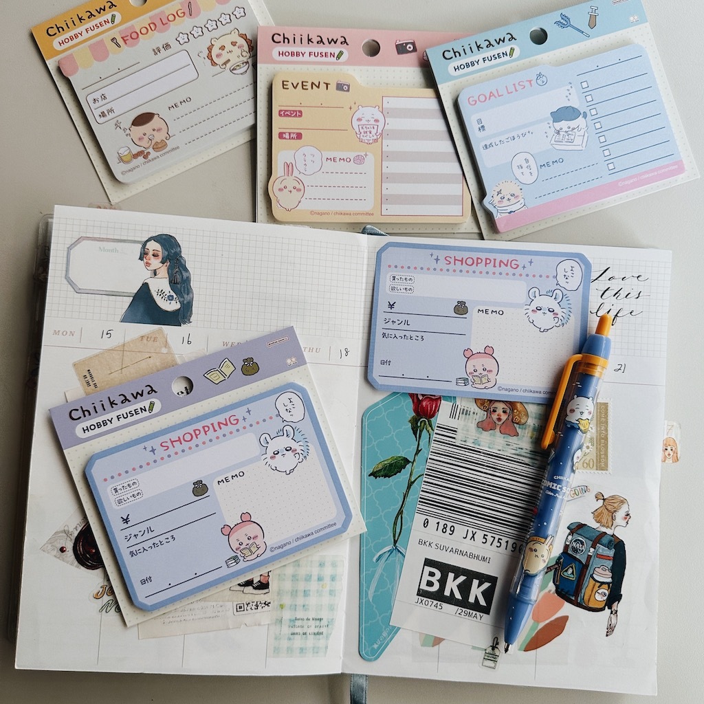 Chiikawa 吉伊卡哇 30枚 手帳便利貼｜日本sun-star