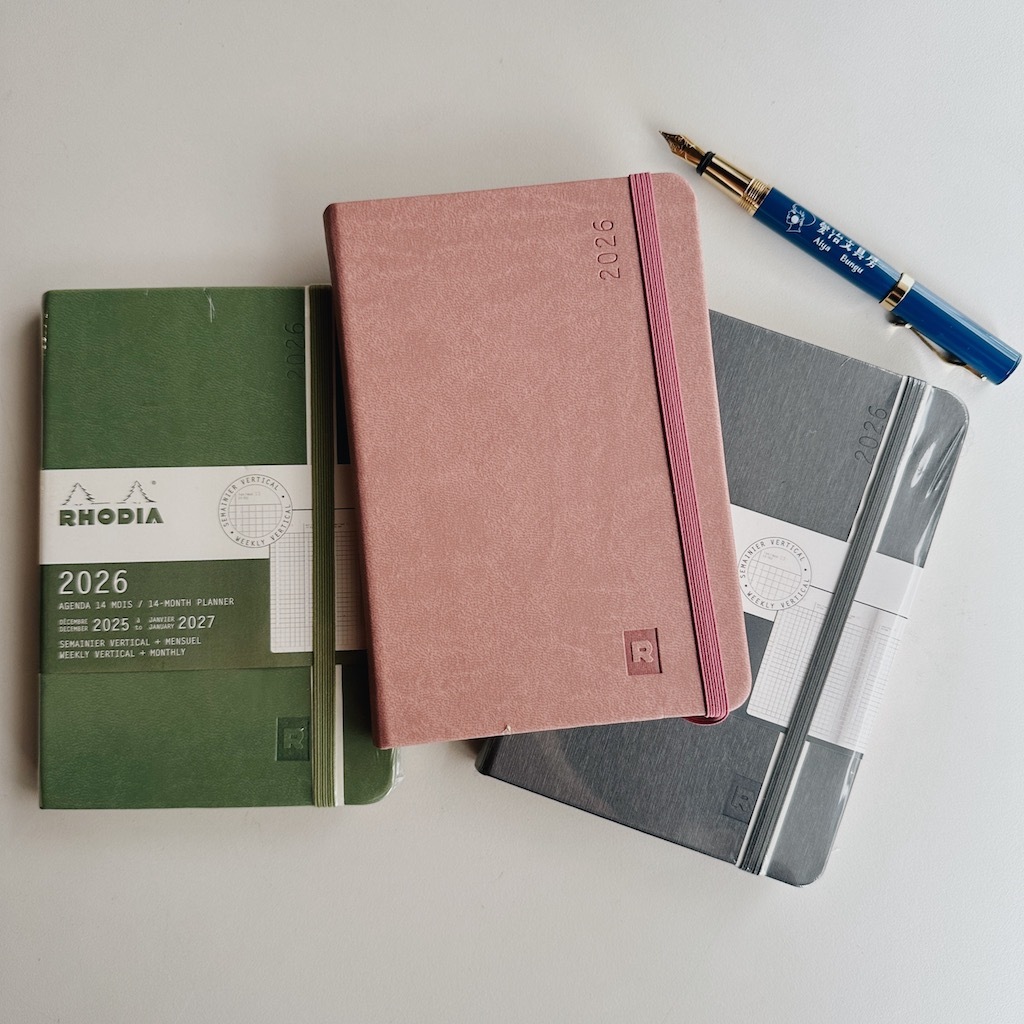 2026 直式週計畫 A6手帳 WebPlanner｜法國RHODIA