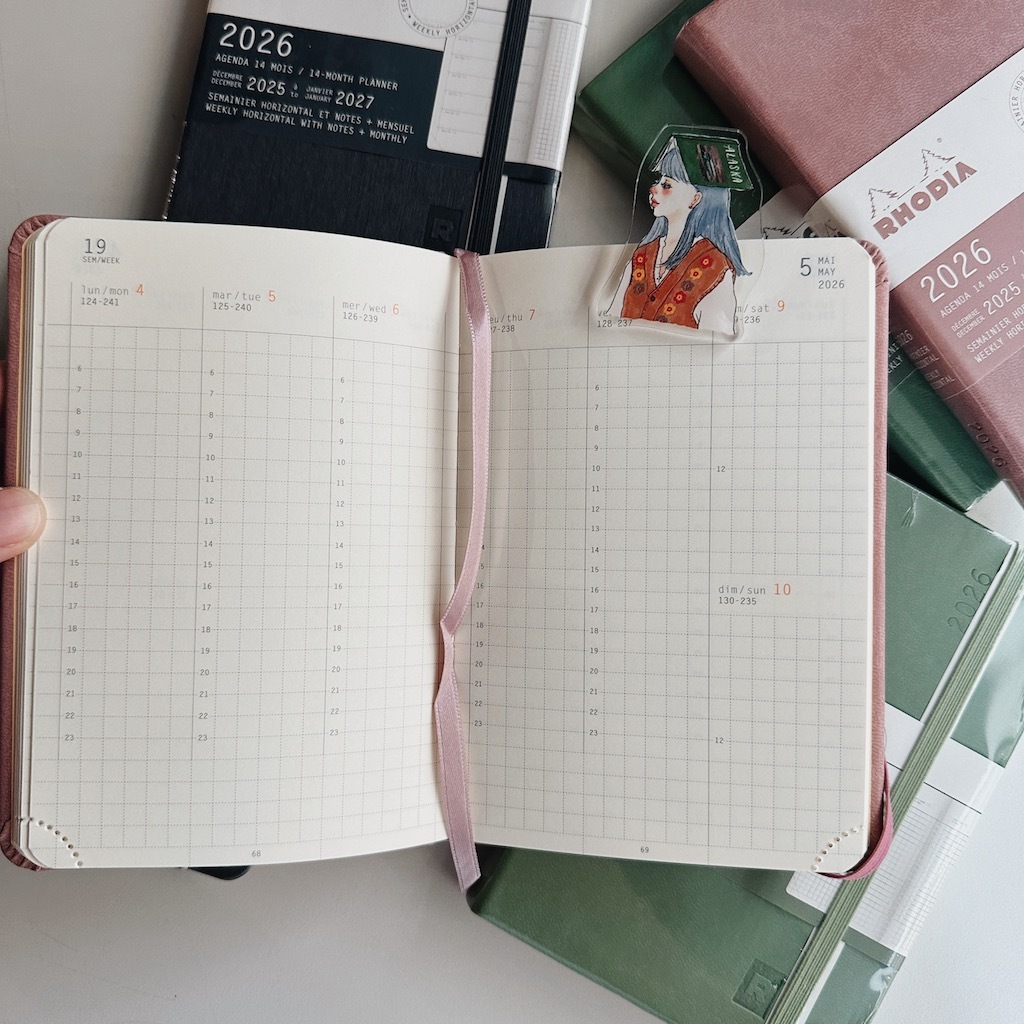 2026 直式週計畫 A5手帳 WebPlanner ｜法國RHODIA