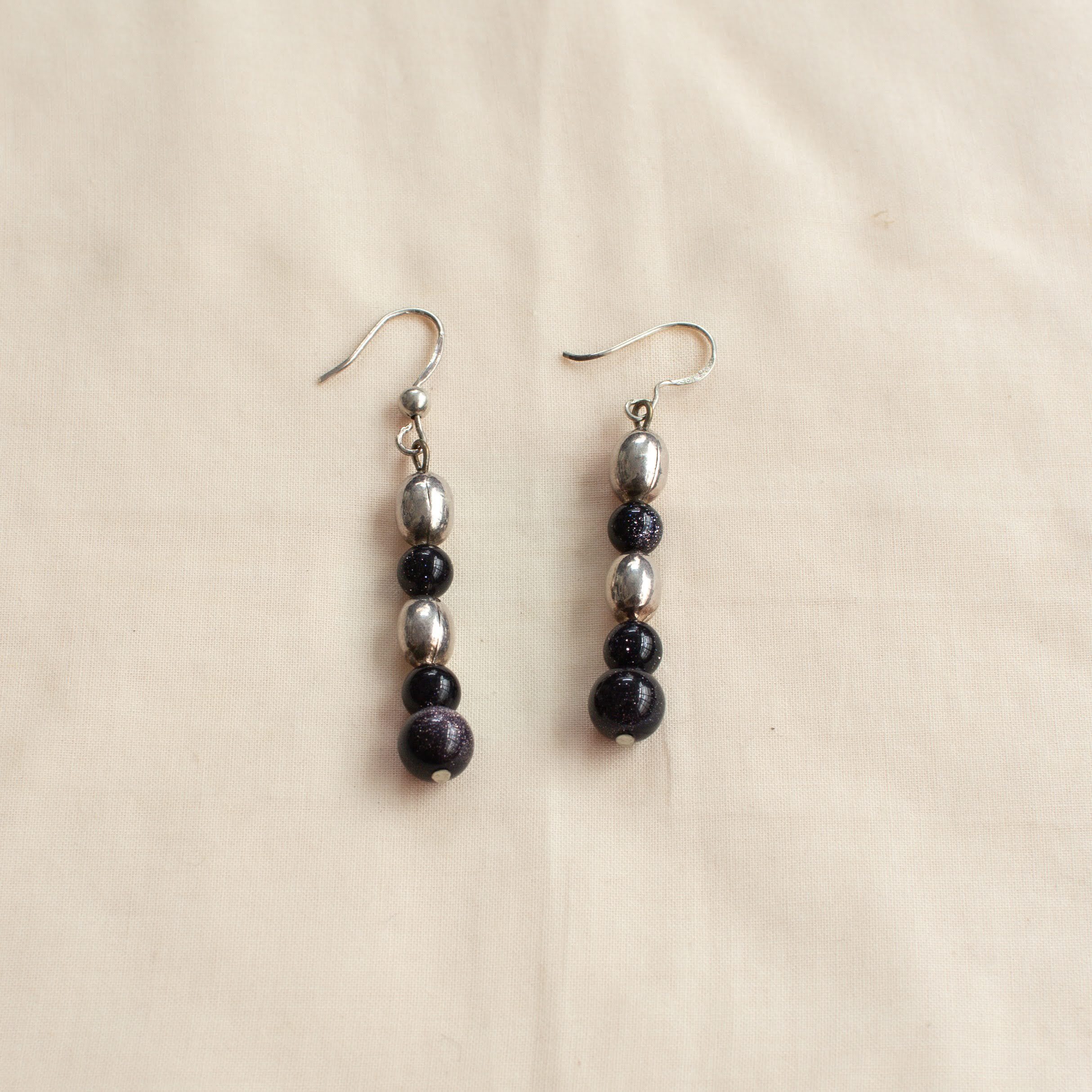 VINTAGE MEXICO STERLING SILVER EARRINGS 墨西哥 純銀 耳環 D