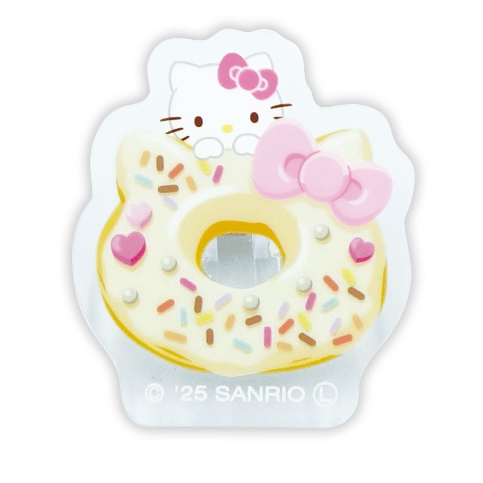 日本 Sanrio Donut造形系列 - D-Cut款亞加力襟針連夾