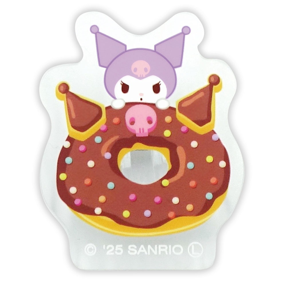日本 Sanrio Donut造形系列 - D-Cut款亞加力襟針連夾