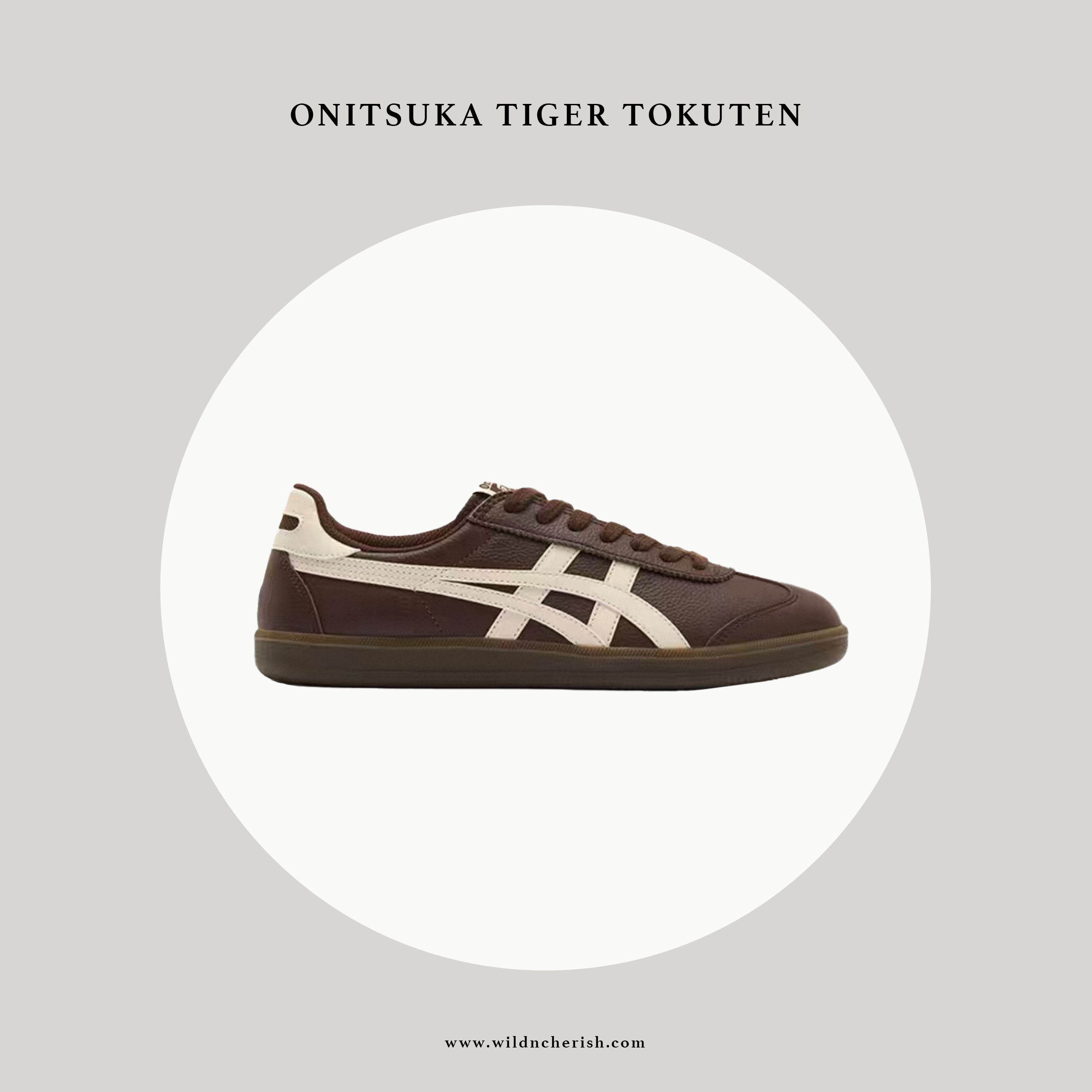 預訂 | Onitsuka Tiger Tokuten 咖啡色 皮革
