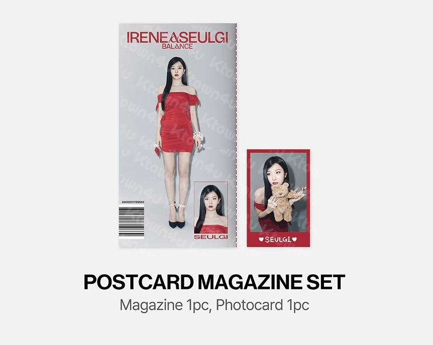IRENE & SEULGI  [BALANCE] POSTCARD MAGAZINE SET
